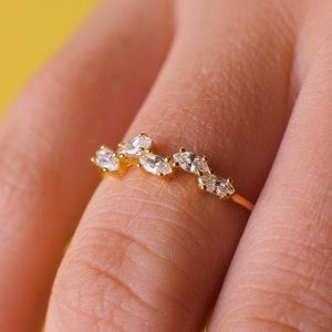 blush and bar Jewelry - GENNA 18K GOLD VERMEIL RING blush and bar Jewelry - GENNA 18K GOLD VERMEIL RING